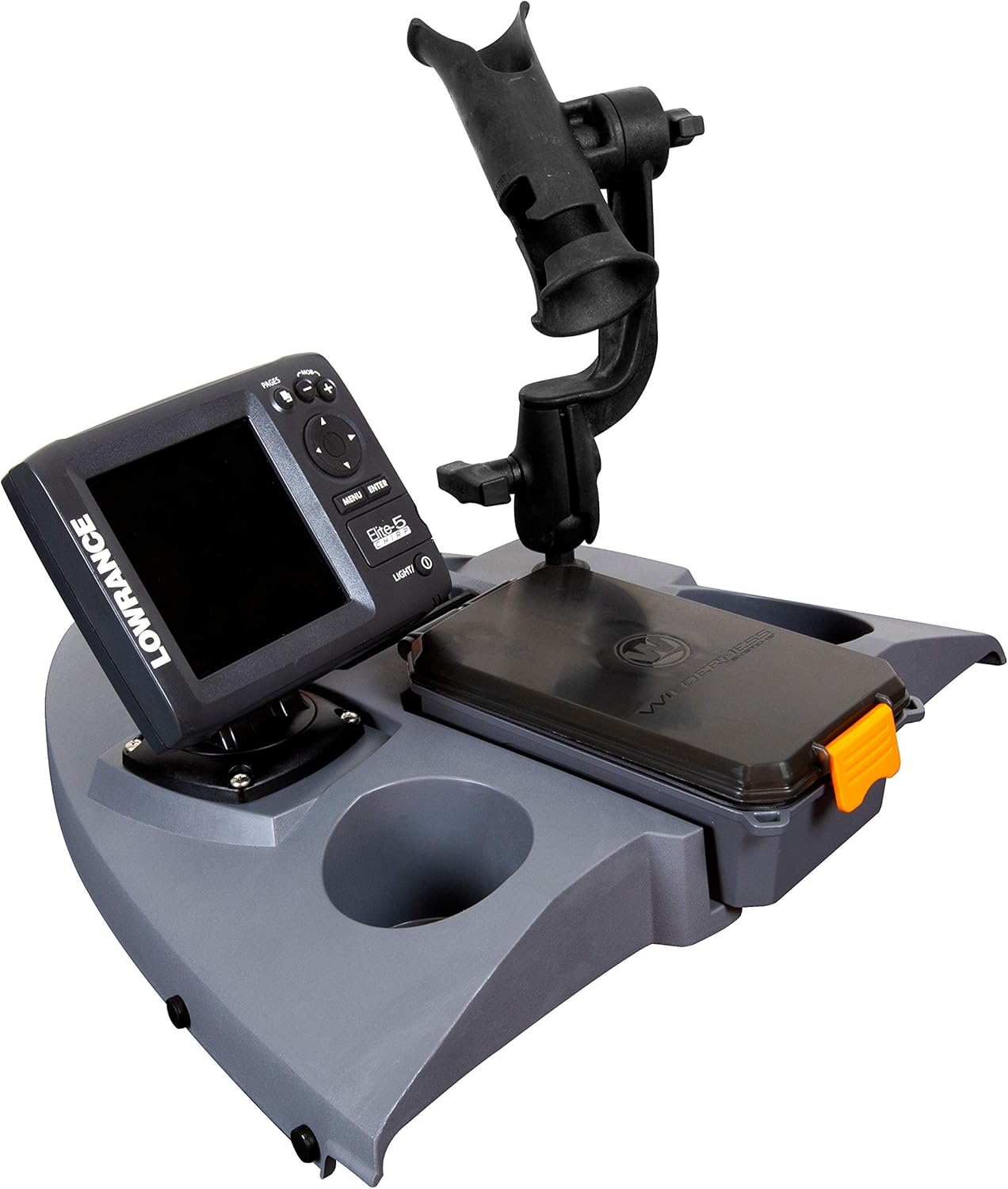 Wilderness Systems Pungo Dashboard | Kayak Dashboard with Dry Storage| Console for Pungo Kayaks, Gray