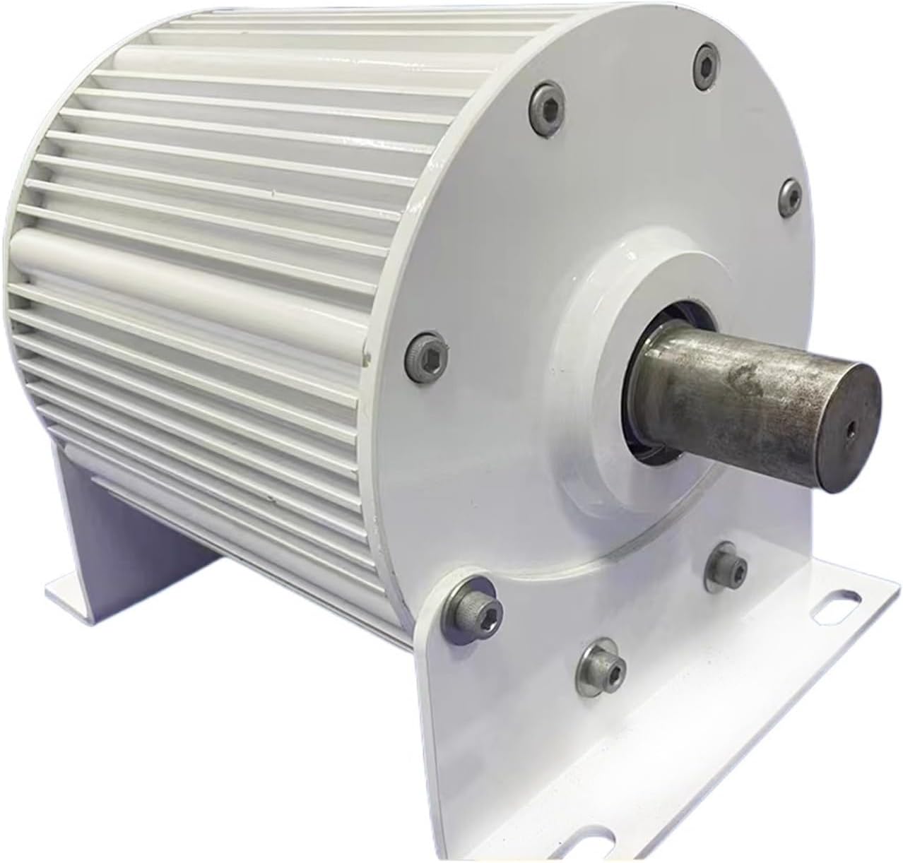 10kw 20kw Wind Turbine Generator 48V 96V Low Speeds 3 Phase AC Gearless Permanent Magnet Generator Use for Water and Wind Power Low Starting Speed for Home(Taper Shaft,96V_20KW)