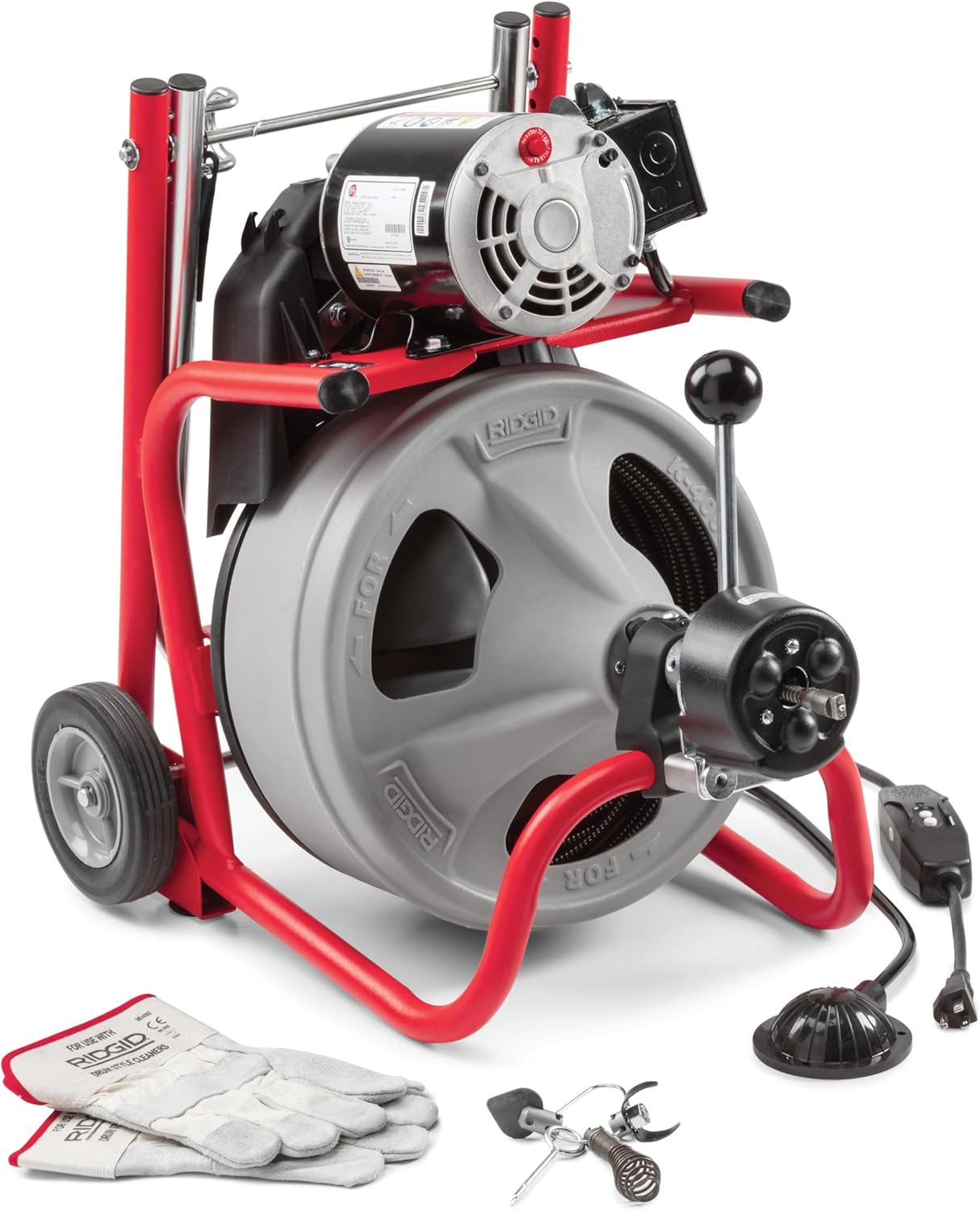 RIDGID 26998 Model K-400 Drain Cleaning 120-Volt Drum Machine Kit with C-45IW 1/2