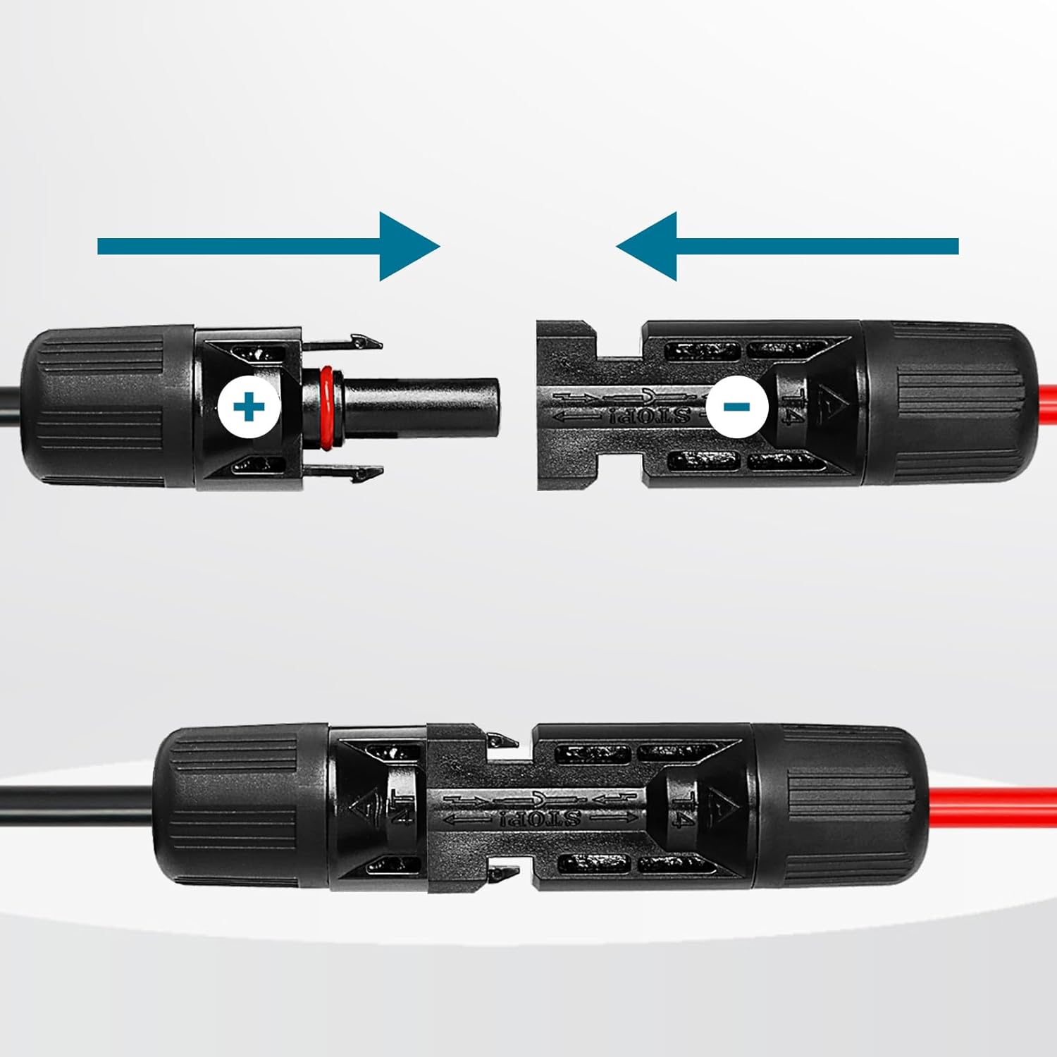 Solar to XT60 Charge Extension Cable 75FT 12AWG XT60 Solar Cable for Portable Power Station Battery Pack