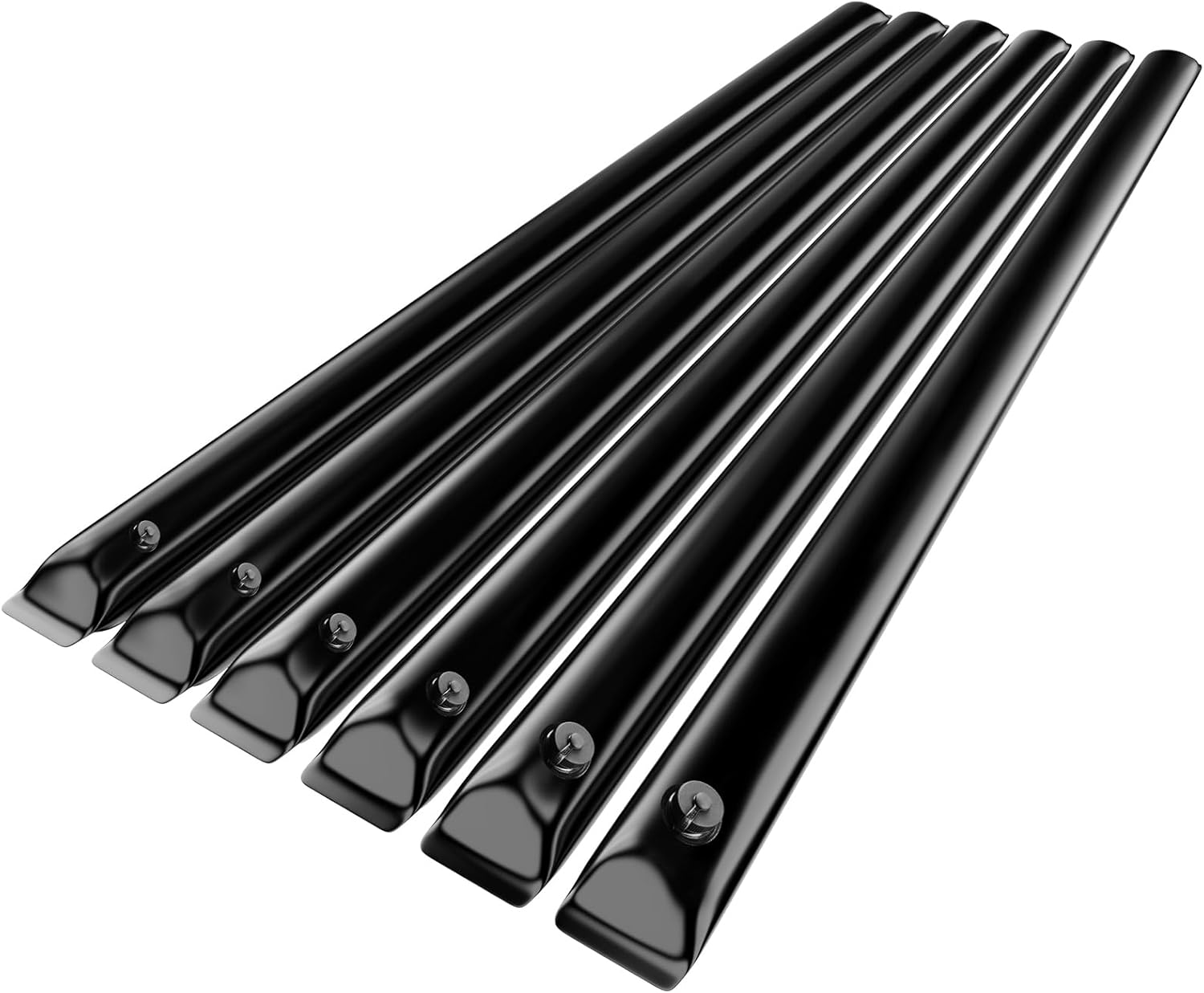 Abimars 0.7mm Thicker Black Winter Water Tube for Pool Safety Covers, 6 Pack 8 FT Water Weight Bags for Pool Side, Three-Layer Composite Material