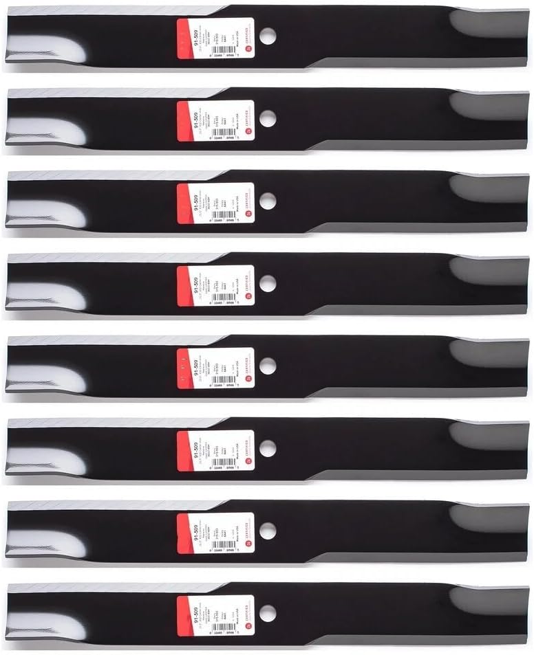 8PK 91-509 Lawn Mower Blade Replacement for Hustler Raptor XL TrimStar 42