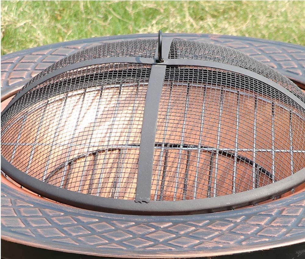 Outdoor Fire Pits,Housewares Cast Iron Fire Pit Outdoor Garden Patio Heater Camping Bowl
