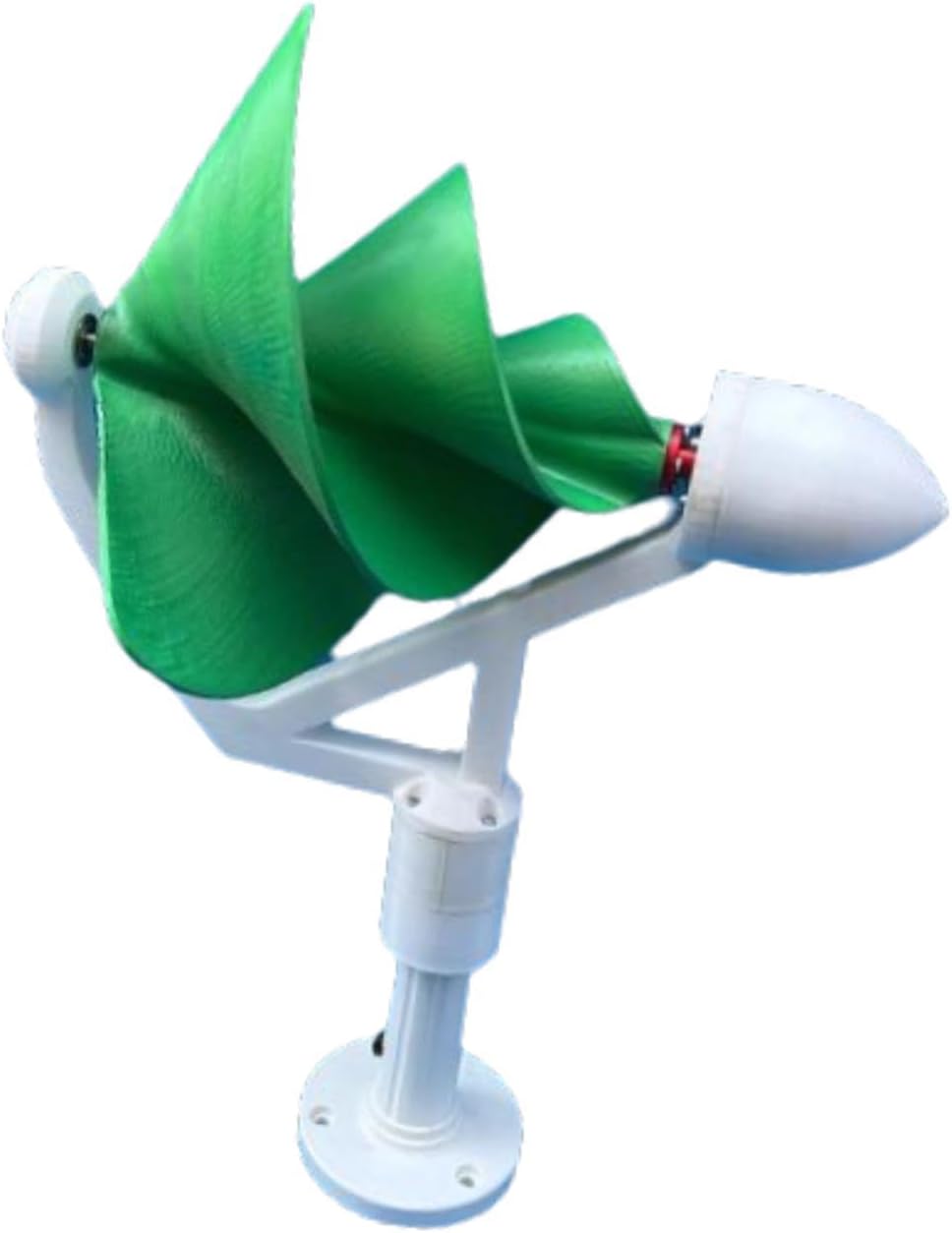 Fenteer Spiral Wind Turbine Generator Spiral Wind Generator Model DIY 50W High Efficiency, for RV Eco Friendly Outdoor, Green
