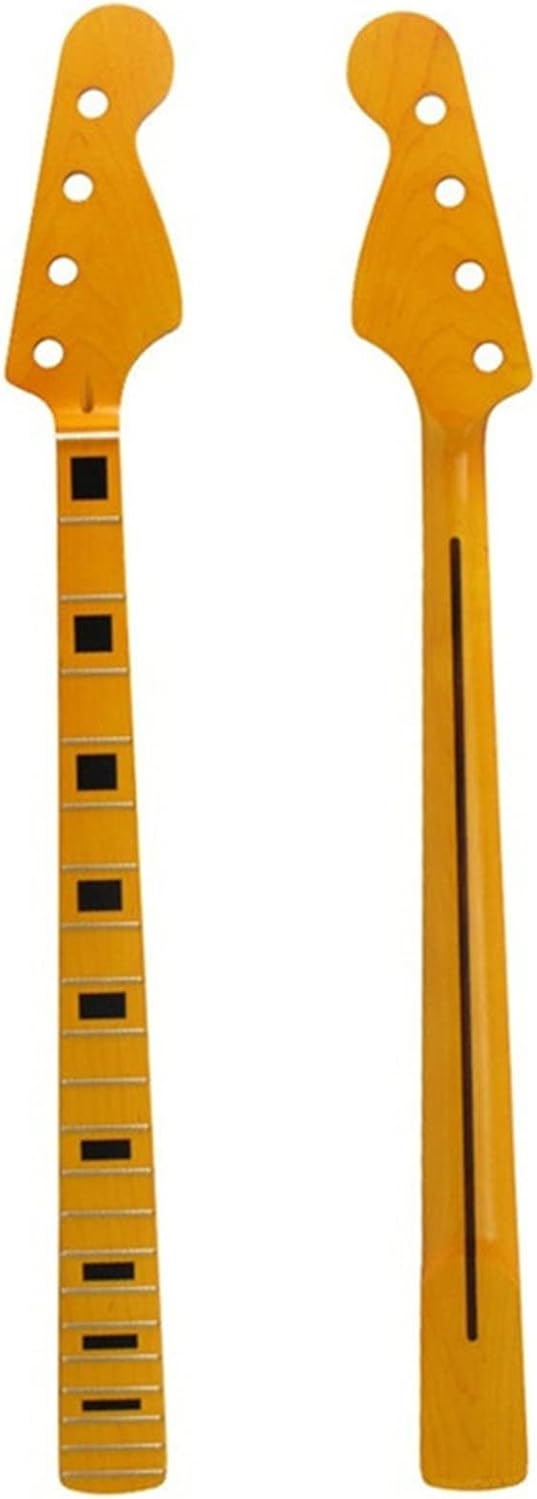 20/21 Frets Maple Electric Bass Guitar Neck Maple Fingerboard Guitar Accessories Parts Electric Guitar Neck (Color : 21 Frets)