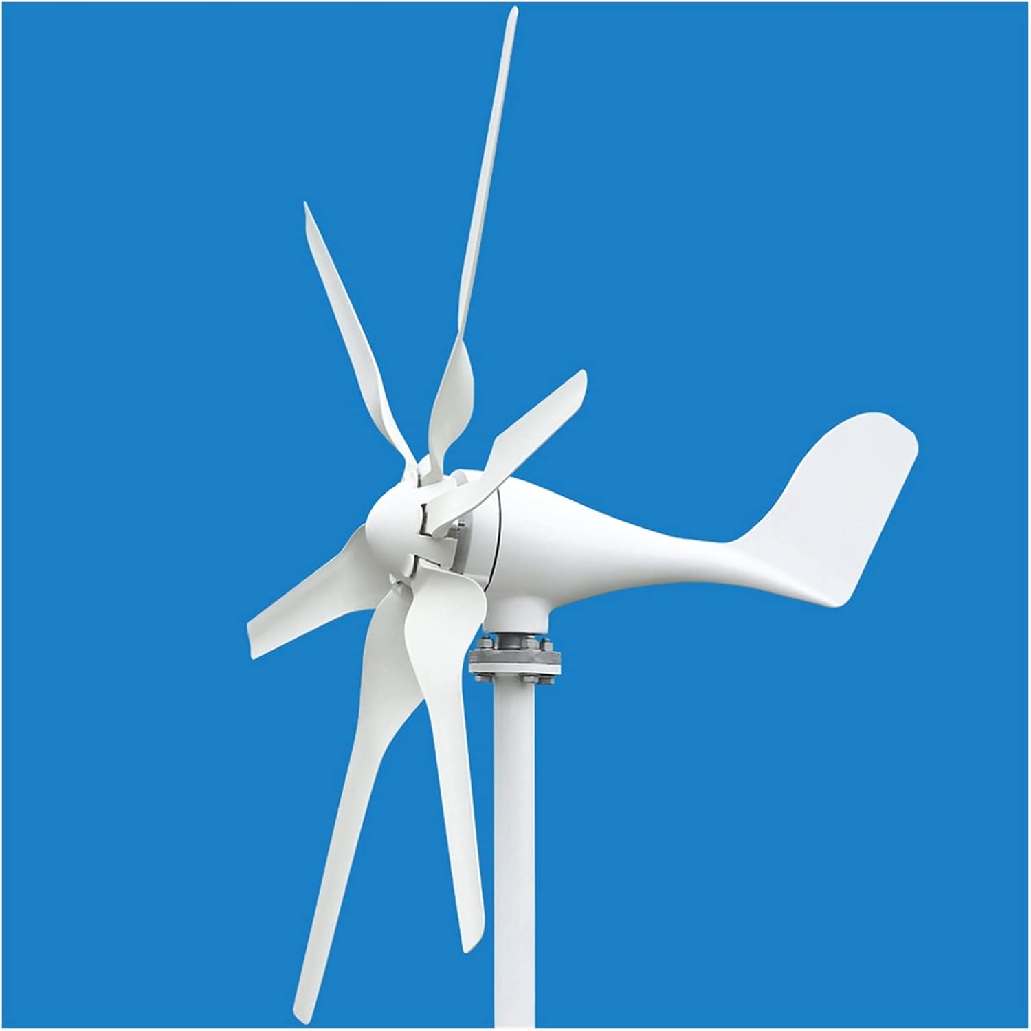 Industrial Wind Turbine Generator Small Home Wind Turbine Generator Windmill Fit for Street Lamps,Monitoring Boat Free 600W Controller Solar and Wind Power Parts(6 Blades_12_400W)