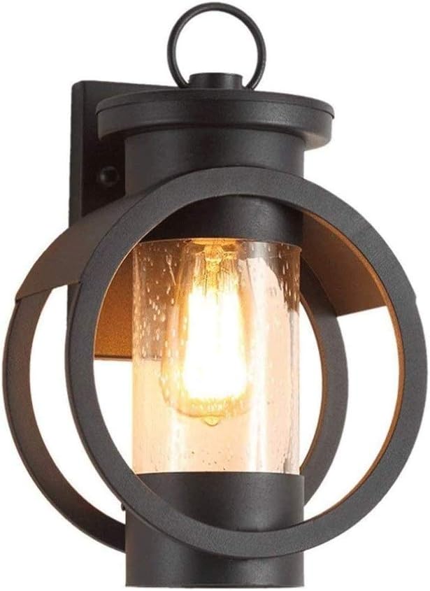 Wall sconces Outdoor Waterproof Chandelier European-Style Garden Courtyard Corridor Pendant Light Creative Design Metal Hanging Lamp E27 Lighting Fixture Outdoor Wall Light Exterior Light Fixture