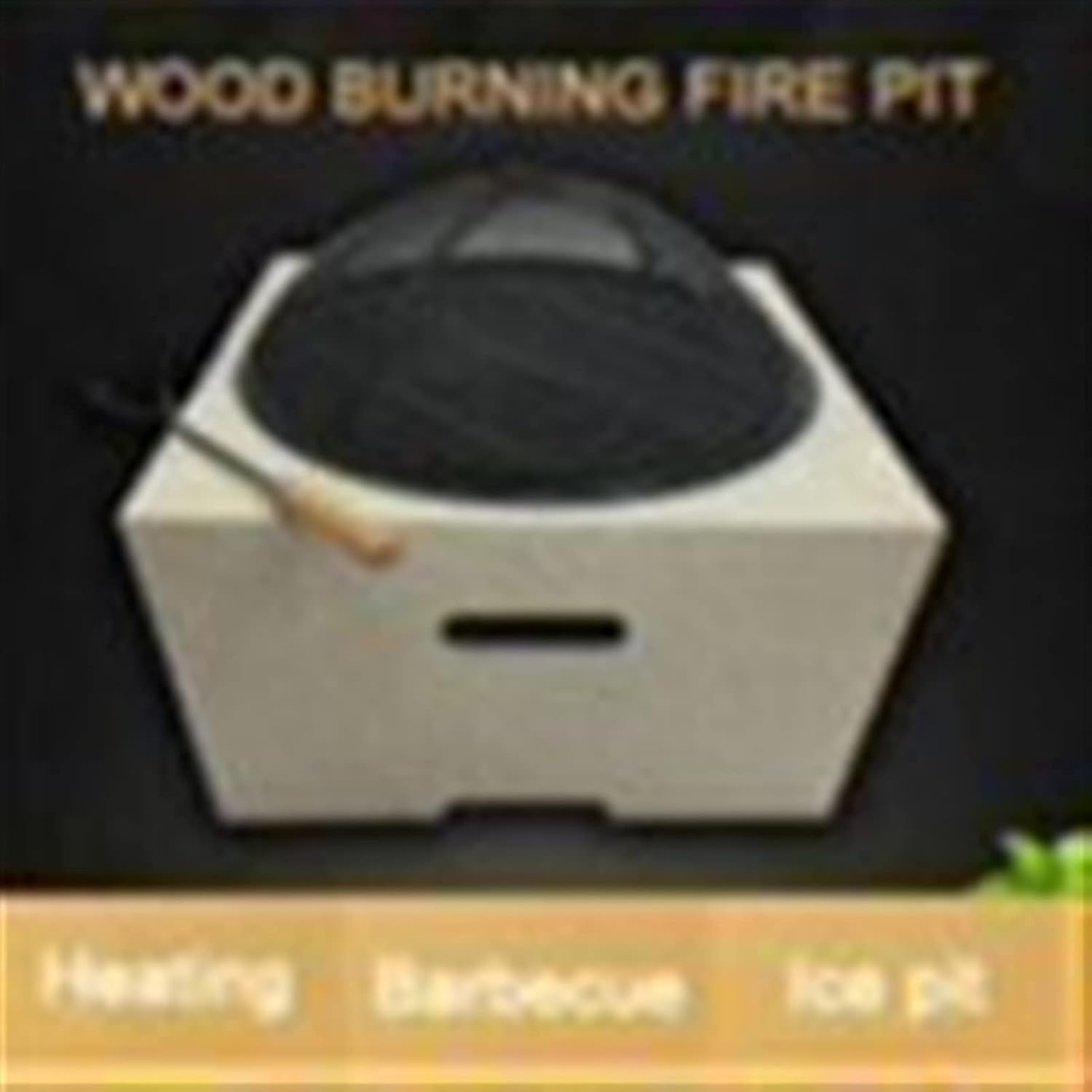 Fire Pit Wood-Burning fire Pit, Bonfire Wood-Burning Terrace andrd fire Pit, Used