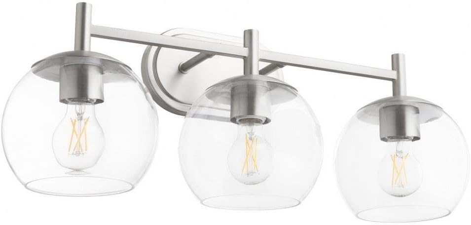 578-3-65 Lyon Vanity, 3-Light 300 Total Watts, Satin Nickel