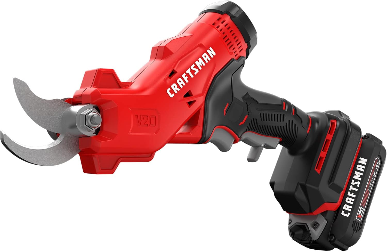 CRAFTSMAN 20V MAX Cordless Electric Pruner, Pruning Shears for Gardening, Battery & Charger Included, Electric Pruning Shears,Tree Pruners (CMCPR320C1)