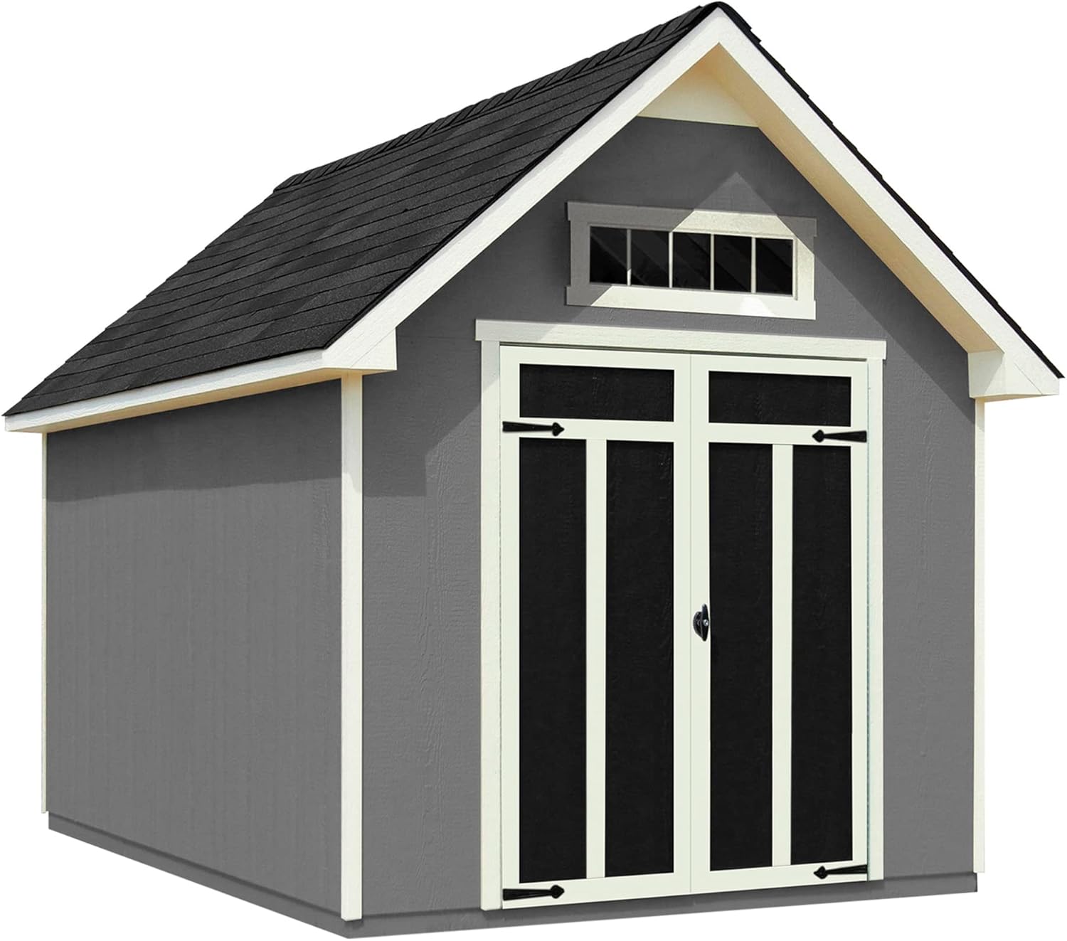 Handy Home Products Tribeca 10x12 Do-It Yourself Wooden Storage Shed with Floor Kit- Does not Include Paint or Roofing Shingles