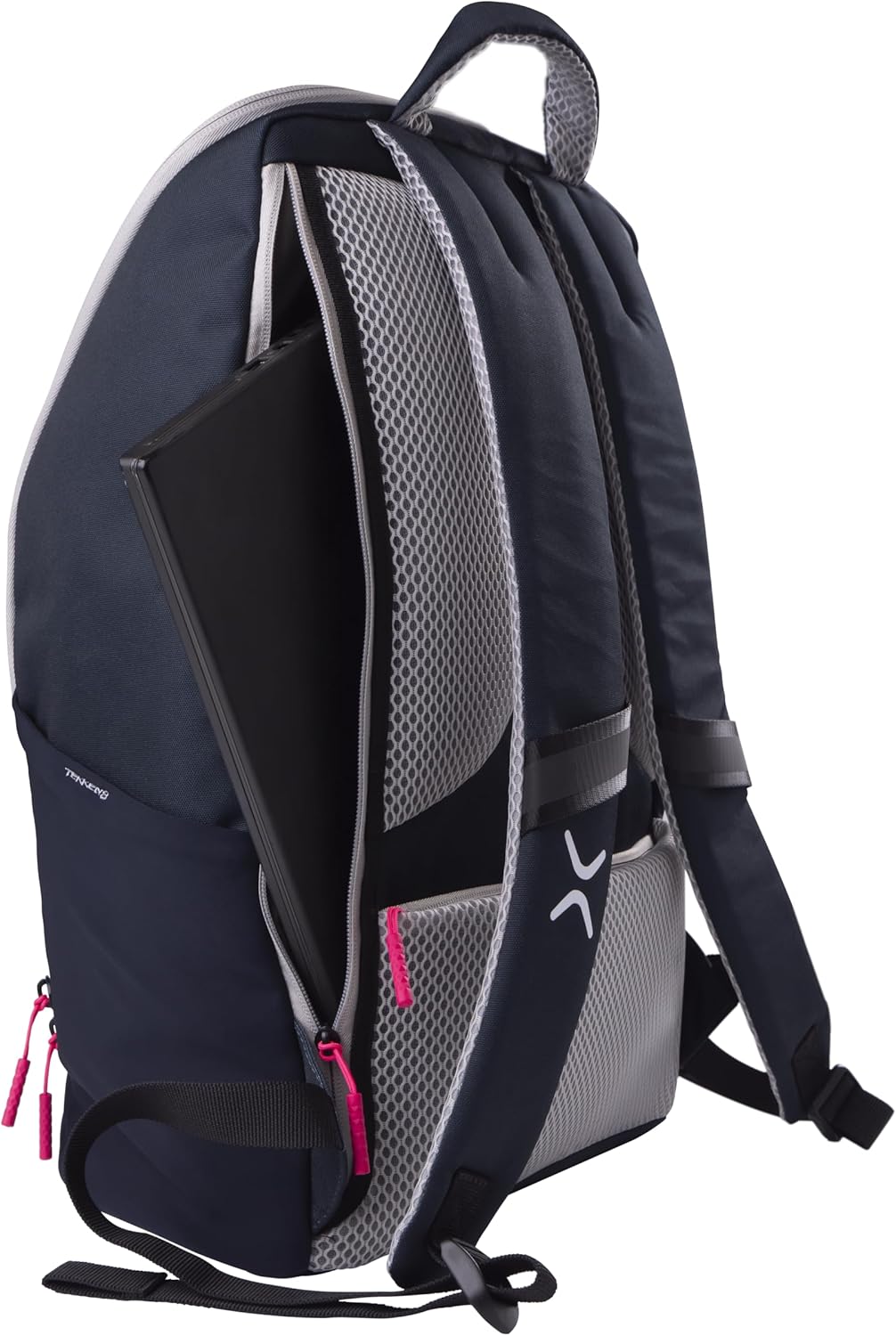 PDP Gaming Victrix Tournament Elite Gaming Backpack By PDP - Fits Gaming Accessories/Fight Sticks/Laptops/Tablets/Headphones, Headset strap, 7 Compartments, Ergonomic Breathable Mesh (Tekken 8)