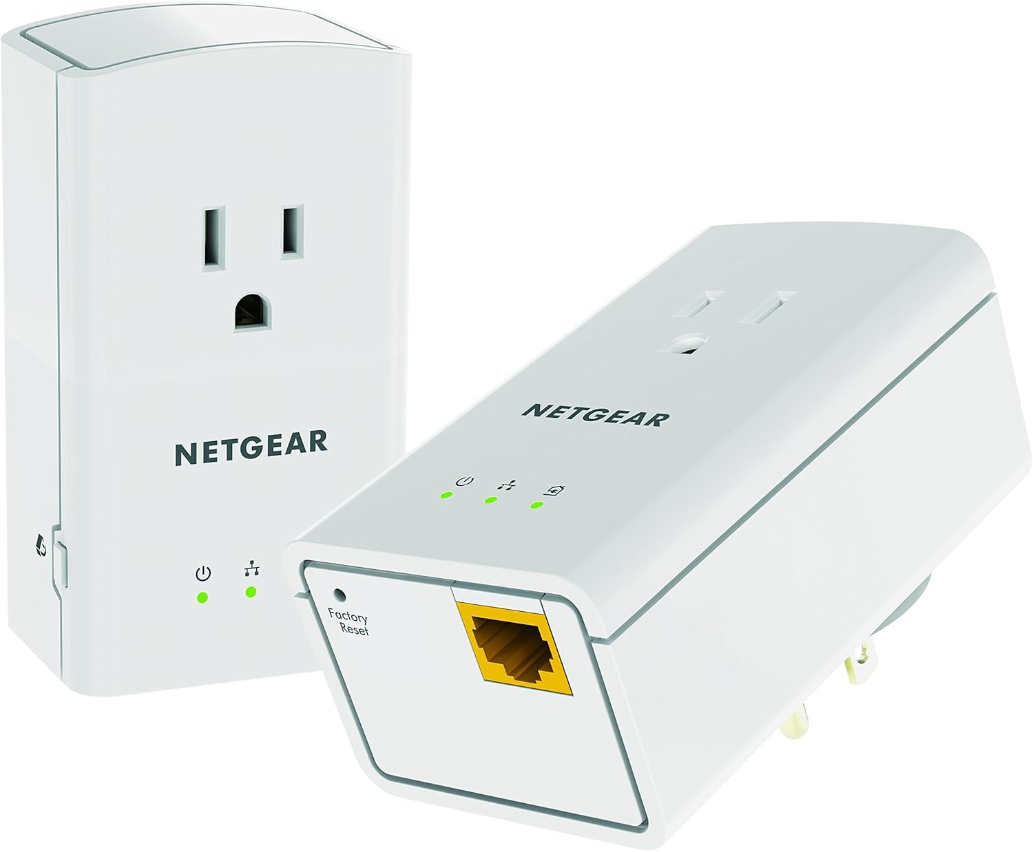 NETGEAR Powerline 500 1-Port Extra Outlet Essentials Edition Starter Kit (XAVB5421)