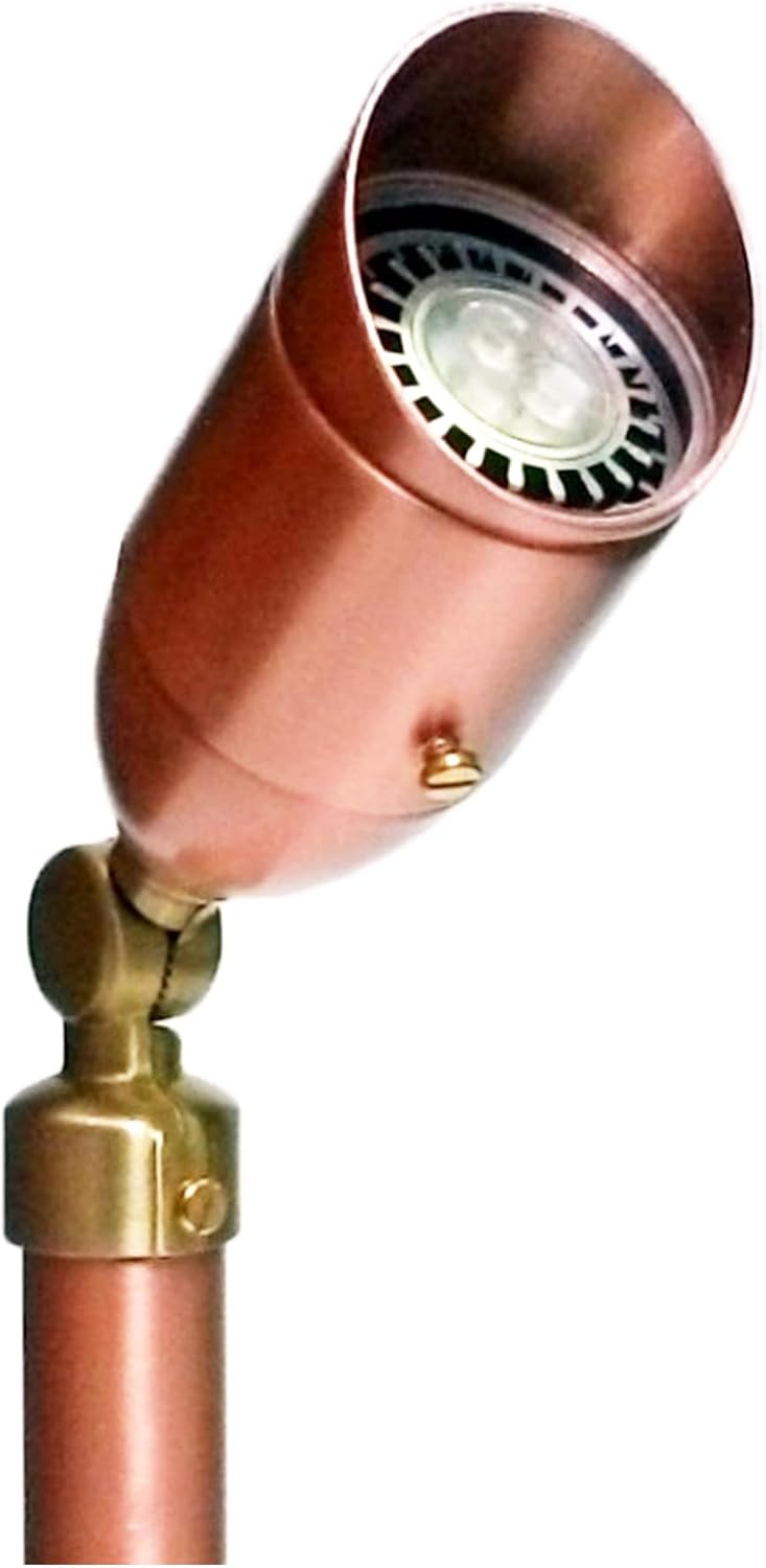 P.M. LIGHTING CS937-LED Professional Series Copper Bullet Spot Light