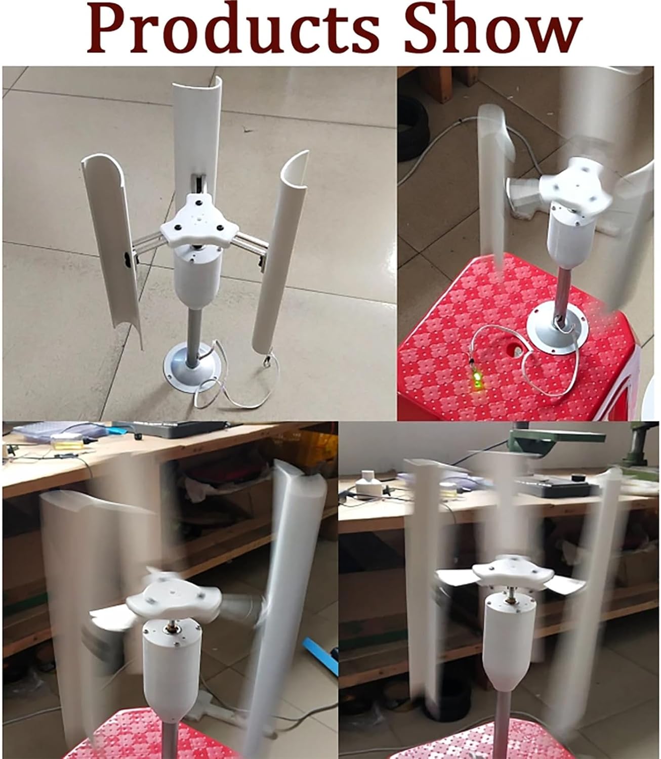 30W Permanent Magnet Windmill Micro Wind Turbine Brushless Three-Phase DIY Model