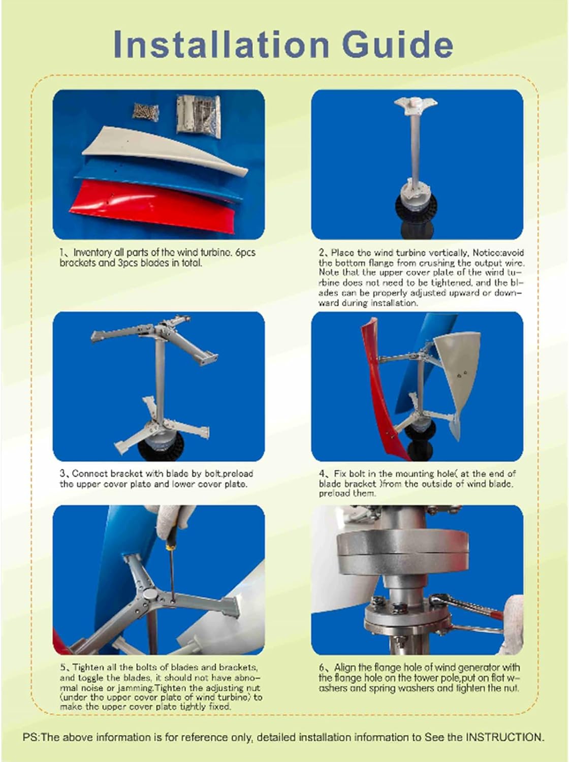 1500W Wind Turbine Generator with 3 Blades And Controller 12V 24V 48V Noise-Free Wind Turbines for Efficient Power Generation Eco-Friendly Renewable Energy,48v