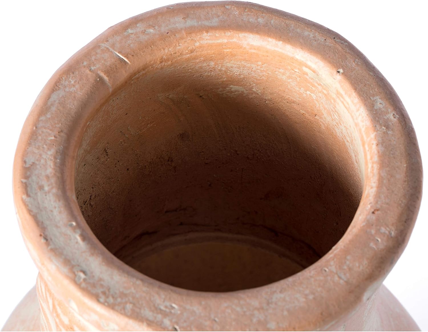 Outdoor Clay Chiminea Sun Design Charcoal Burning Fire Pit with Sturdy Metal Stand