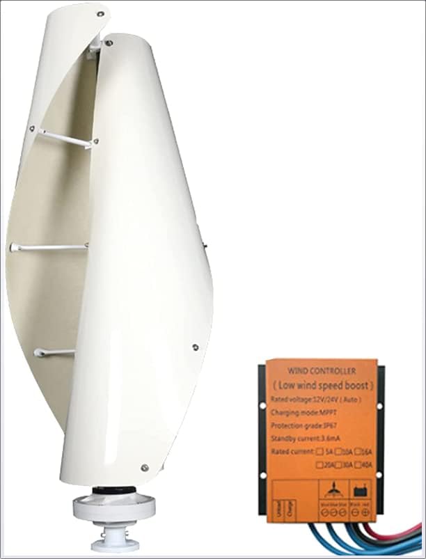 8000W Home Wind Turbine, 12V 24V 48V AC Permanent Magnet Wind Turbine Suitable for Household Power Generation, Camping, Boats