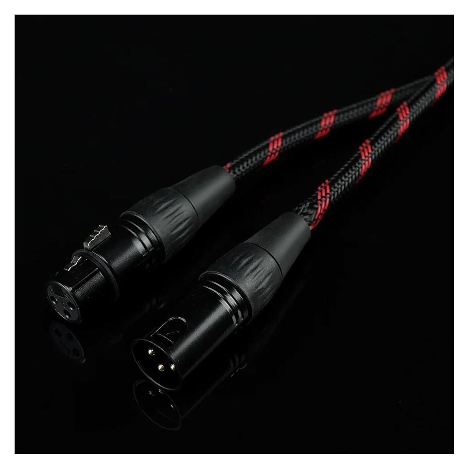 Pro Audio Cable Microphone Cable Guitar Cable Extension Mikrofon Cable for Mixer Amplifiers(Red,8m)