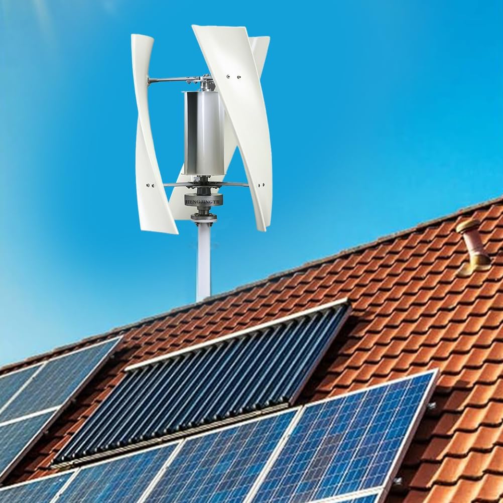 14000W Small Wind Turbine Generator,12V 24V 48V 14000W Free Alternative Energy Windmill, Controller Medium Windmill Household Small Vertical Axis Wind Turbine Generator