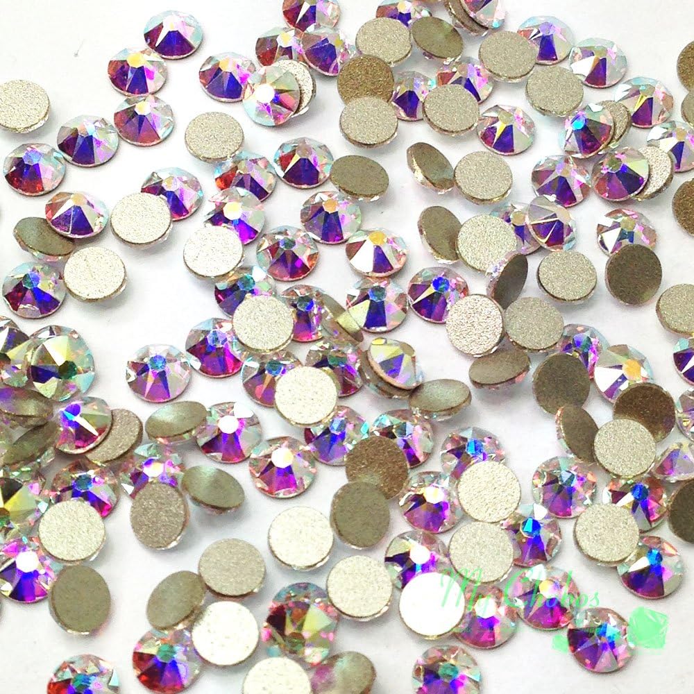 1440 pcs (Factory Pack) Crystal AB (001 AB) Swarovski New 2088 Xirius 20ss Flat Backs Rhinestones 5mm ss20 Round DIY Deco Bling