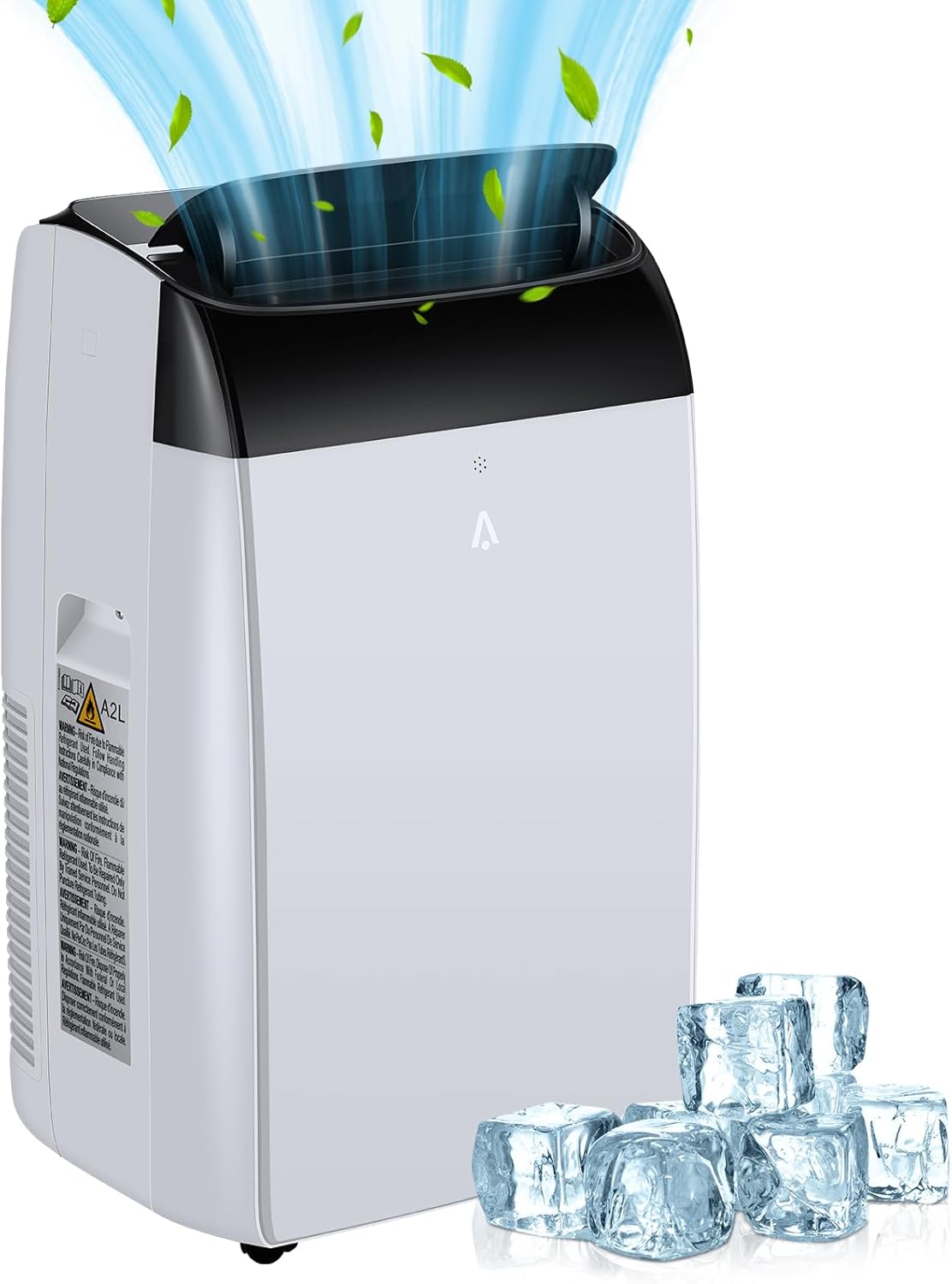 12000Btu Portable Air Conditioner with LCD Display Remote Control, Cooling Up to 550 sq.ft.3 in 1 AC Cooling, Dehumidifier, Fan for Bedroom, Office