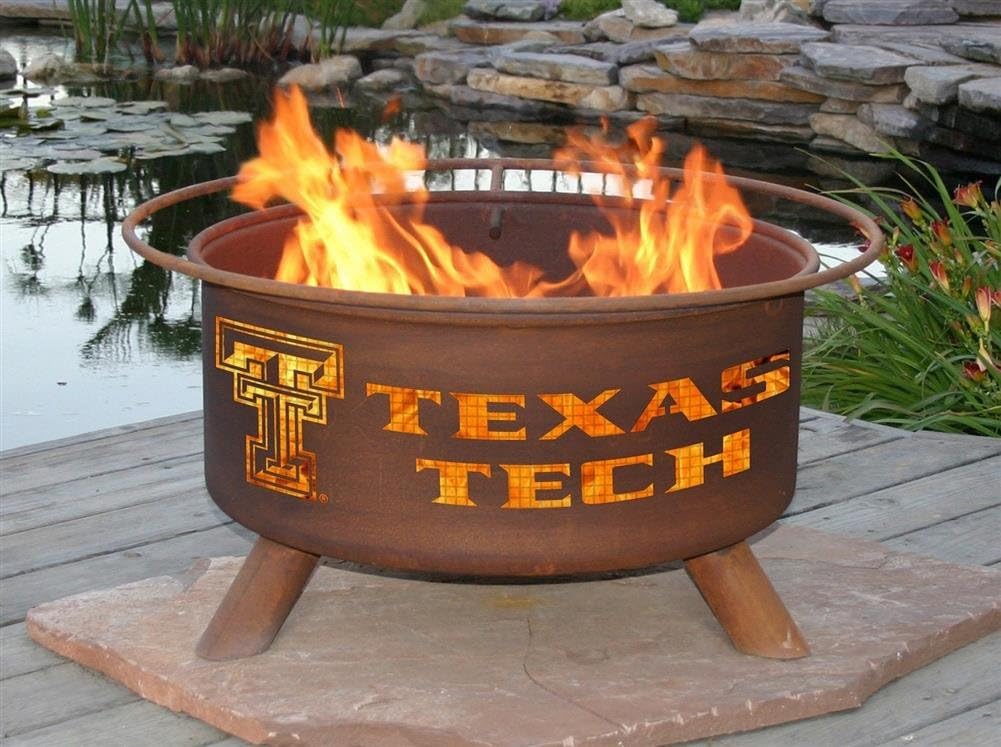 Patina Products F233, 30 Inch Texas Tech Fire Pit