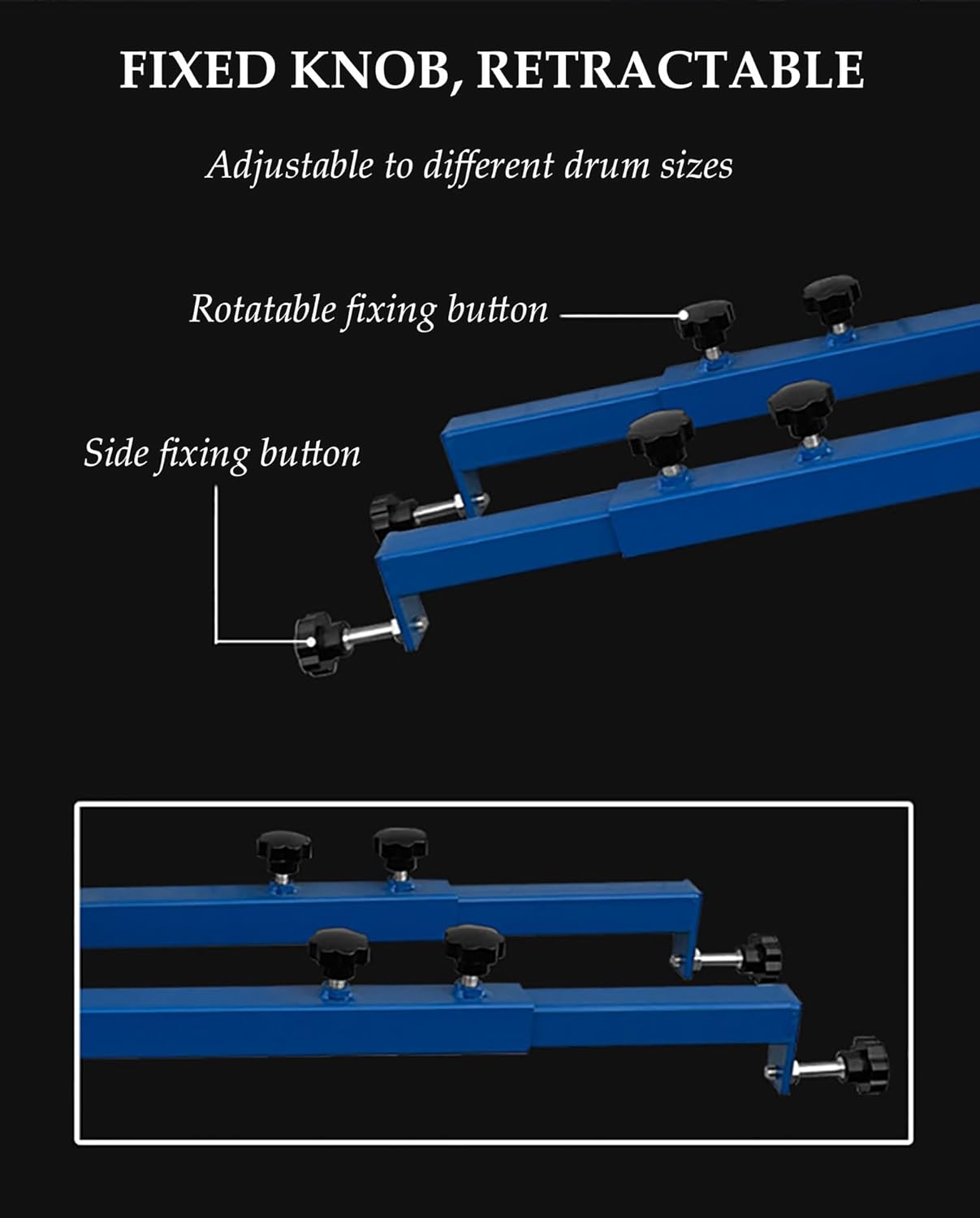 Pneumatic Paint Mixer for IBC Open-top Drum, Coat Mixer Bracket Air Agitator Stirring Machine, Paint Mix Tool Paint Mixing Equipment for Ink Dissolve(Five-cylinder)