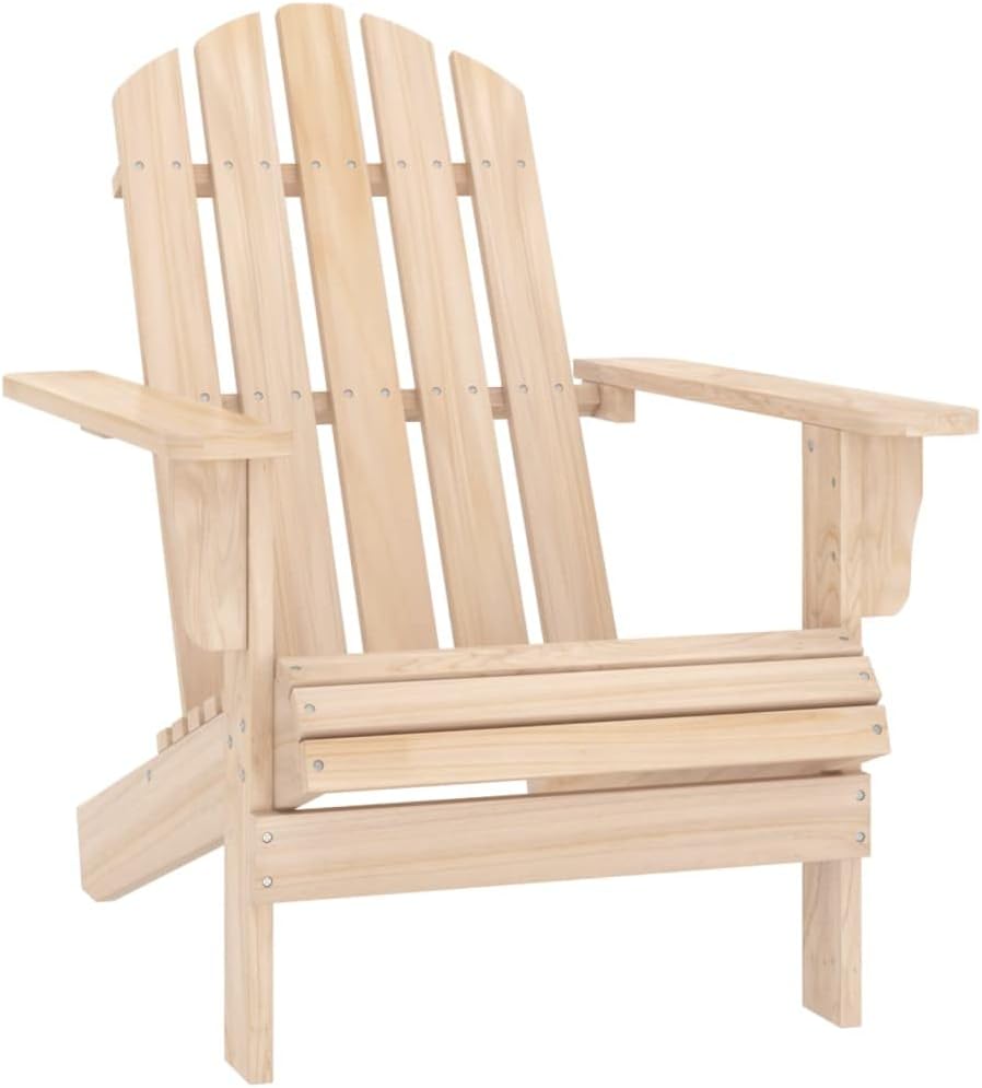 Patio Adirondack Chair, Fire Pit Chair, Outdoor Chair, Lawn Chair for Porch, Backyard, Pool, Solid Fir Wood,-458