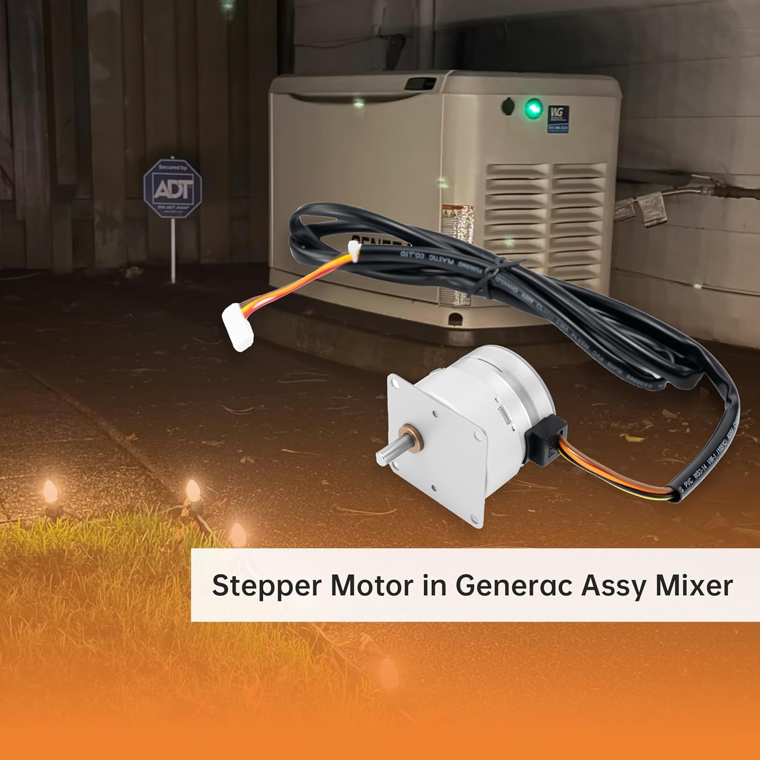 Eshcol Stepper Motor fit for Generac Mixers Air-Cooled Generators, Replacement for Generac Evolution Stepping Motor,Compatible with 0L3090, 0J9892, and More. 8KW-24KW Models, Easy Installation.