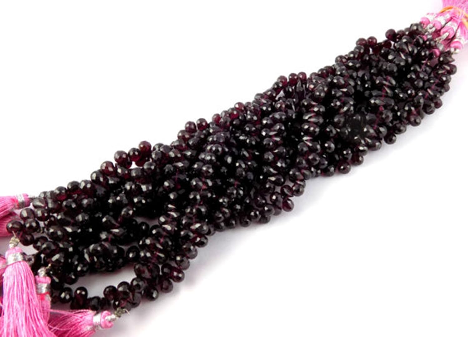 1 Strand Natural Red Garnet Faceted Teardrops 5x7mm Beads Strands,side Drilled Drops,rare Garnet Drops,8