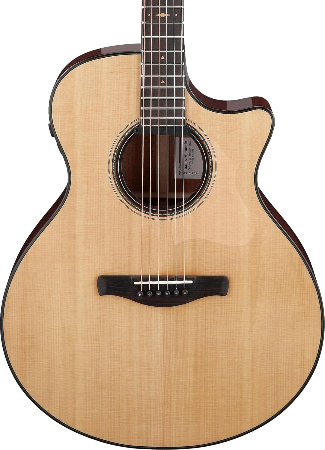 Ibanez AE410LGS Platinum Collection Acoustic-electric Guitar - Natural Low Gloss