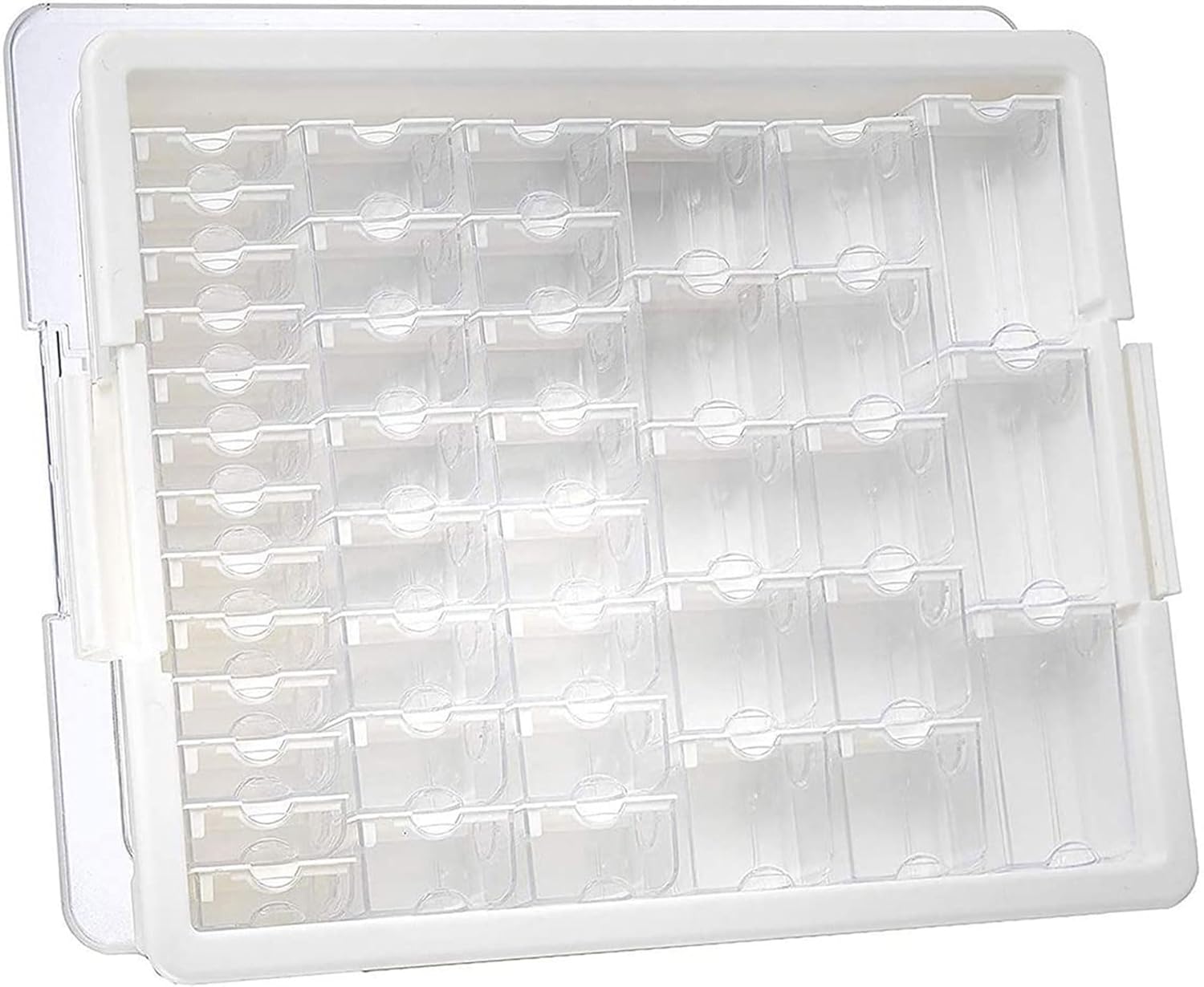 Bead Storage Solutions 45 Piece Assorted Craft Supplies Organizer and Elizabeth Ward 82 Piece Tiny Craft Supplies Organizer, Clear