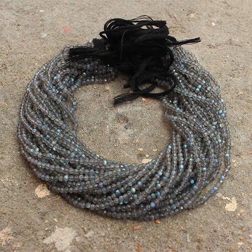Labradorite Beads AAA 2.5mm Full Strand Natural stone 13 inches