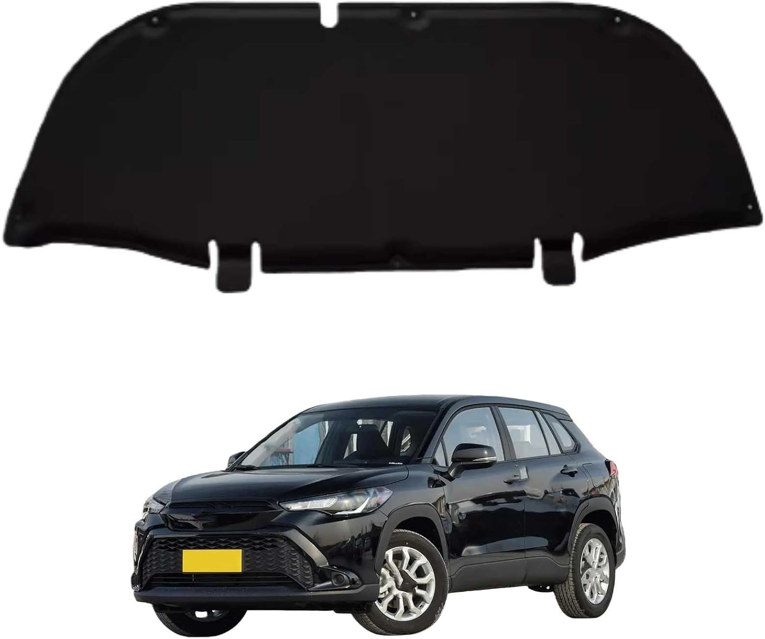 Car Front Hood Engine Sound Pad for Toyota Front lrnd 2022-2025, Heat Insulation Cotton Mat Cover Soundproof Car Accessories