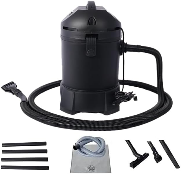 Garden Pond Vacuum Cleaner, Powerful Motor Removes Debris & Sludge, Cleansweep with 14ft Intake Suction Hose, 3 Vacuum Nozzles, 4 Extension Tubes, 6.5 Foot Output Hose, Collection Bag