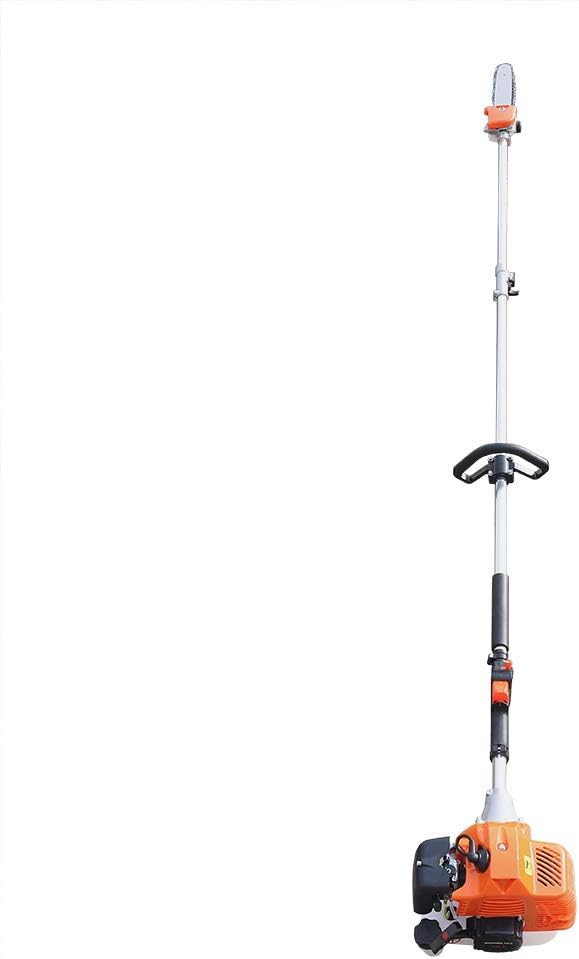 TBVECHI 40F-5A 43CC Air-cooled Aluminum Alloy Pole Saw, Two-Stroke Gasoline Engine, Ideal for Sawing High-Altitude Branches, Small Trees, etc