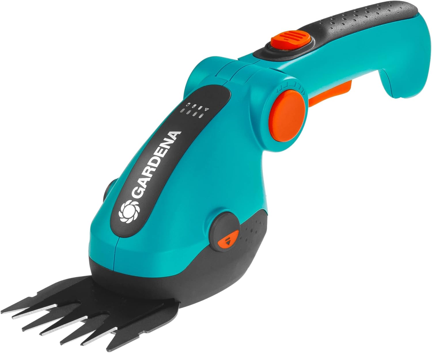 GARDENA (09887) Cordless Hedge Trimmer and Grass Shears, Electric Garden Tools for Battery Trimming of Lawn Edges, Shrubs, and Bushes. Handheld with 80 Min Runtime.