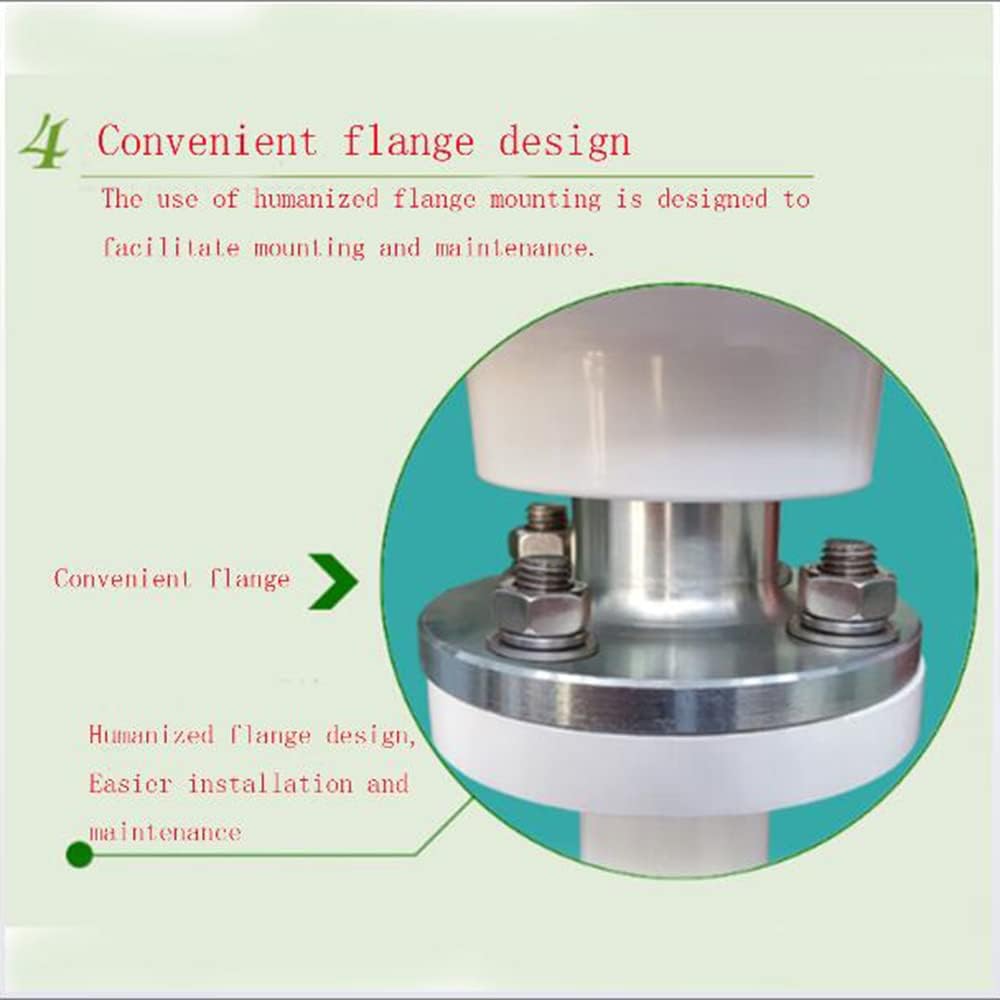 4000W Vertical Axis Wind Turbine Generator, 220V 12V/24V/48V Wind Generator 10 Blade Vertical Spiral Turbine Generator with Controller (Orange White),48v