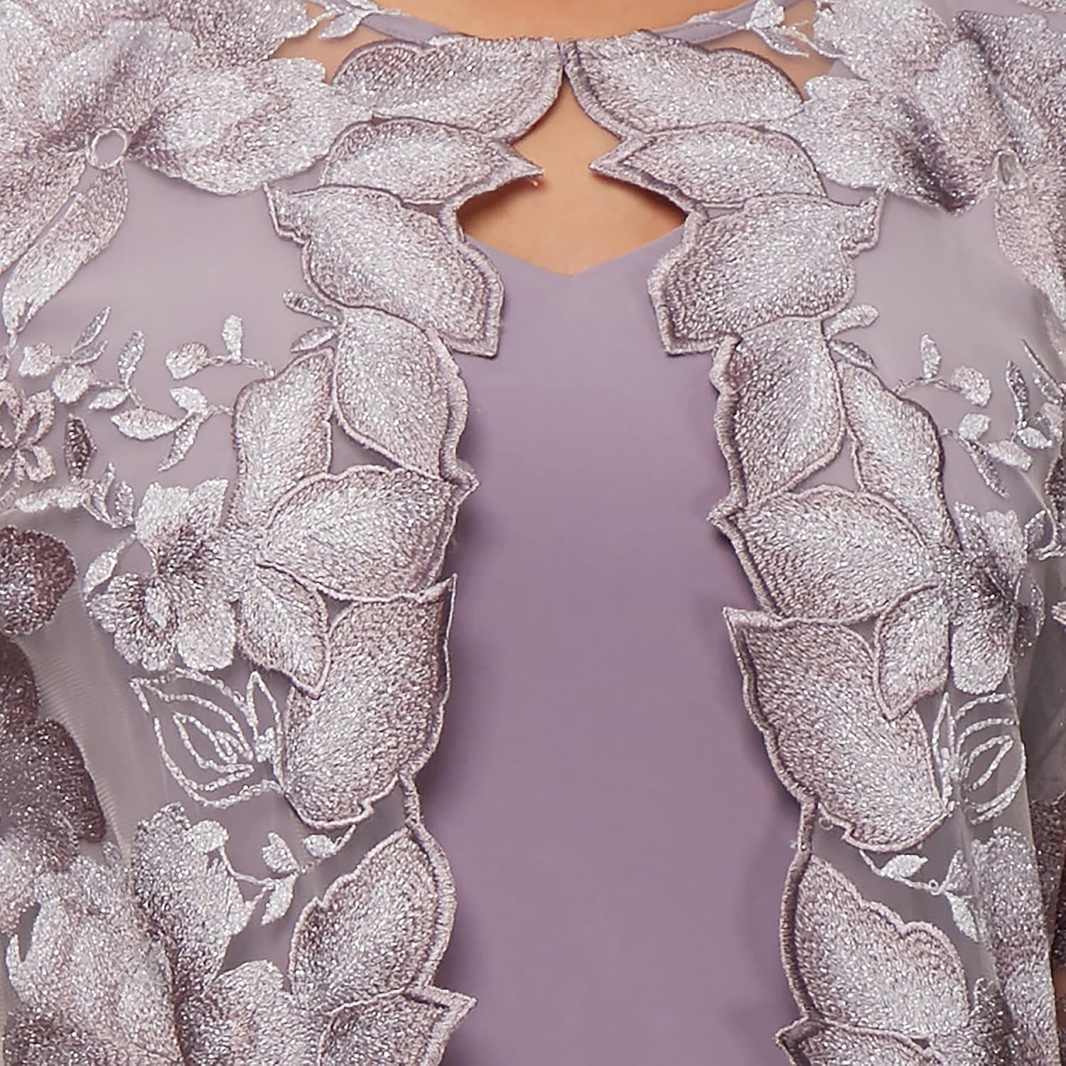 Alex Evenings Womens Plus Size Midi Scoop Neck Shift Dress with Jacket