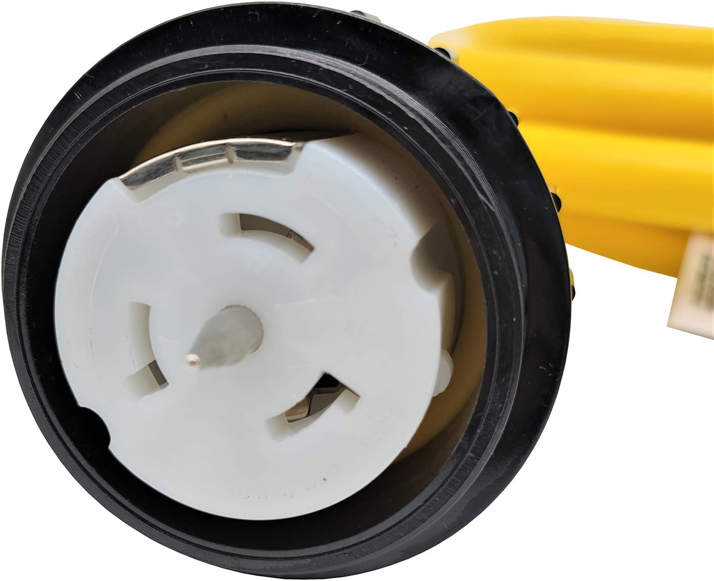 Parkworld 62176 Shore Power Adapter Generator 30A L14-30P Male to Transfer Switch 50A SS2-50R/CS6364 Female with Locking Ring