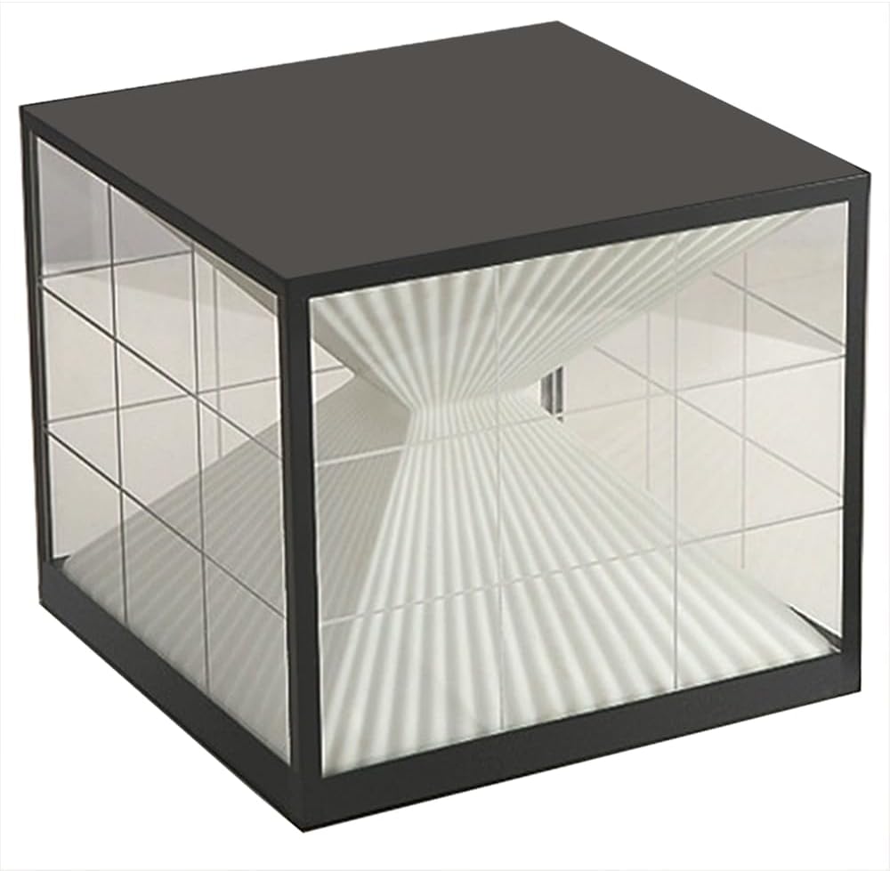 Modern Square Pillar Light, Hardwire LED Outdoor Lamp, ip65 Waterproof Black Stainless Steel Housing Aesthetic Landscape Lighting for Garden Courtyard Villa Path Fence Decorative