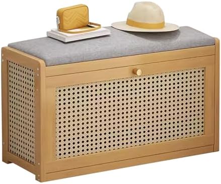 Benches Garden Bench Outdoor Patio Seating Backless Park Chair Lawn Path Slatted Seats,Entryway Shoe Storage Bench with Cushion Wooden 2 Tier Shoe Rack nizer for Hallway & Entryway Stylish F