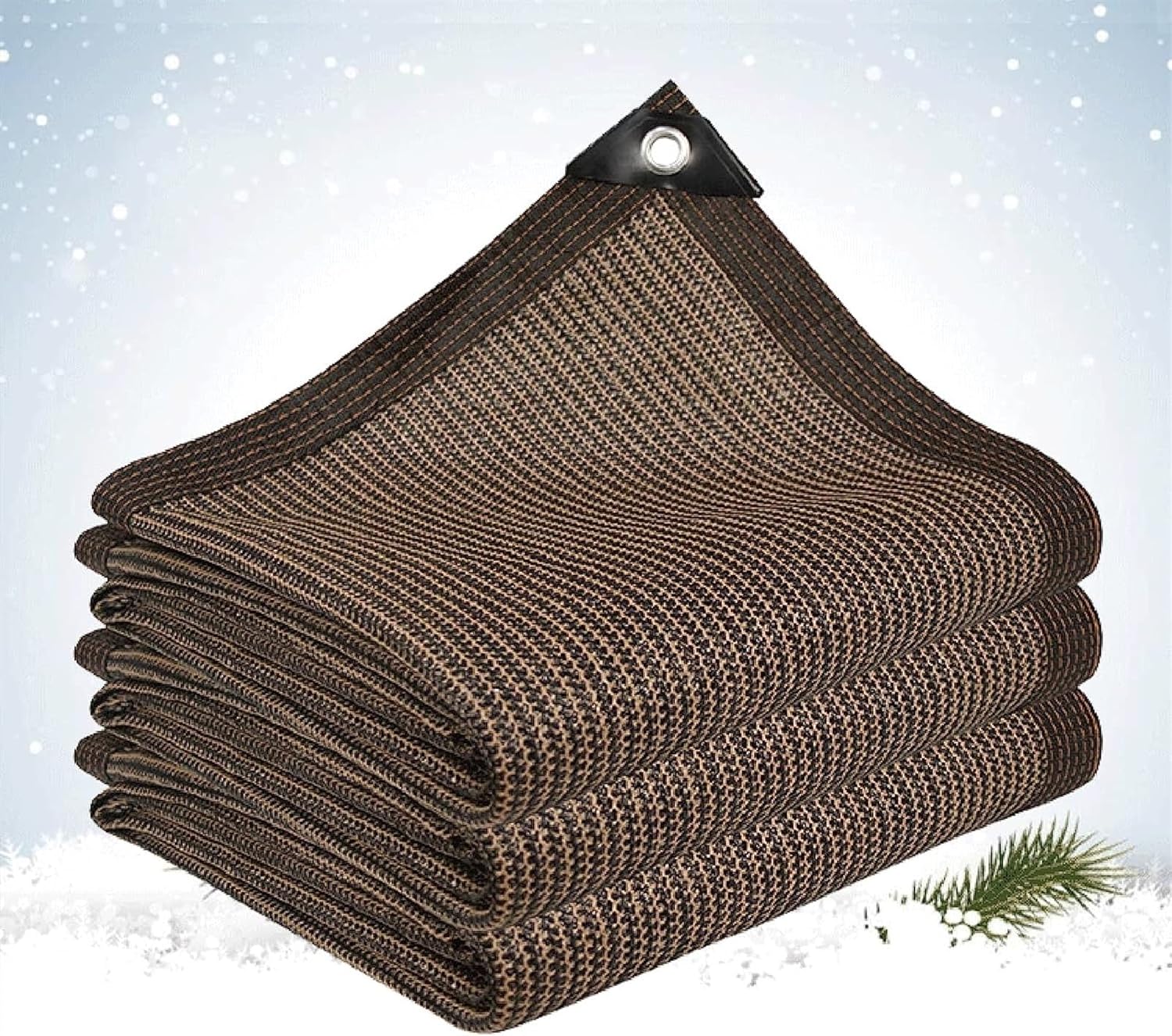 Sunscreen Fabric Shade Netting, Sunblock Mesh Shading Rate 90% Shade Cloth with Grommets for Outdoor, Patio, Greenhouse, Parking, Pergola Or Gazebo Cover