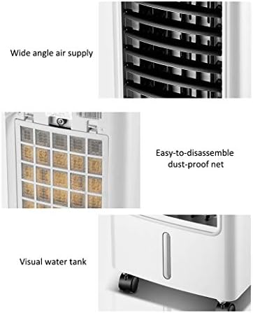 Portable Air Conditioner Fan Office Bladeless Space Air Coolers,Ultra- Quiet Single Cool For Bedroom Air Conditioning Unit, house Water- Cooled Portable Cold Air Fan White