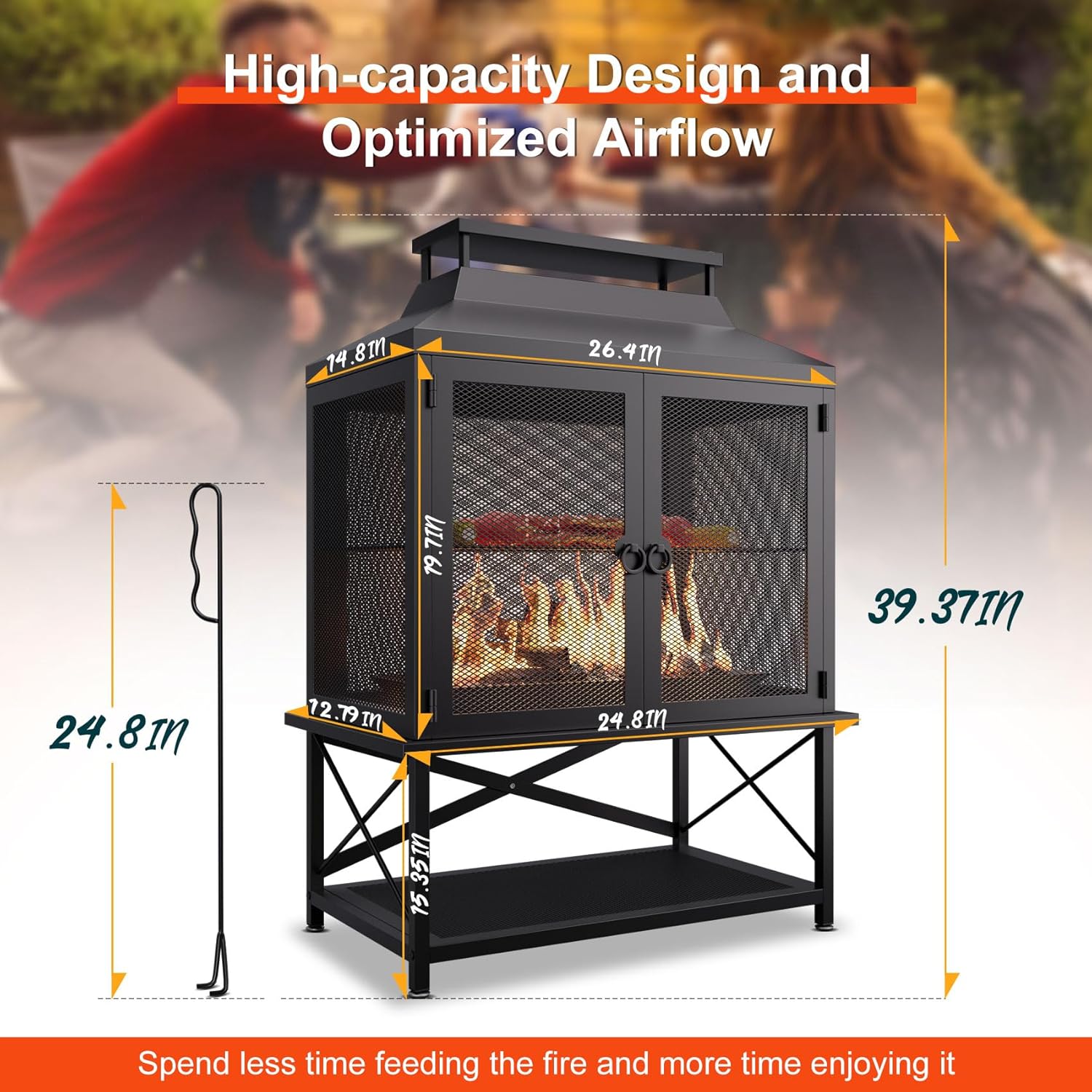 Fire Pits for Outside Wood Burning - 39