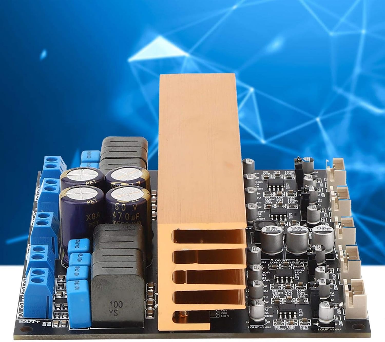 4-Sound Channel Digital Amplifier Board Practical High-Power Tpa3255 Amplifier Module Class D Amp Module Audio Parts with Simple Installation for Sound System Speaker DIY