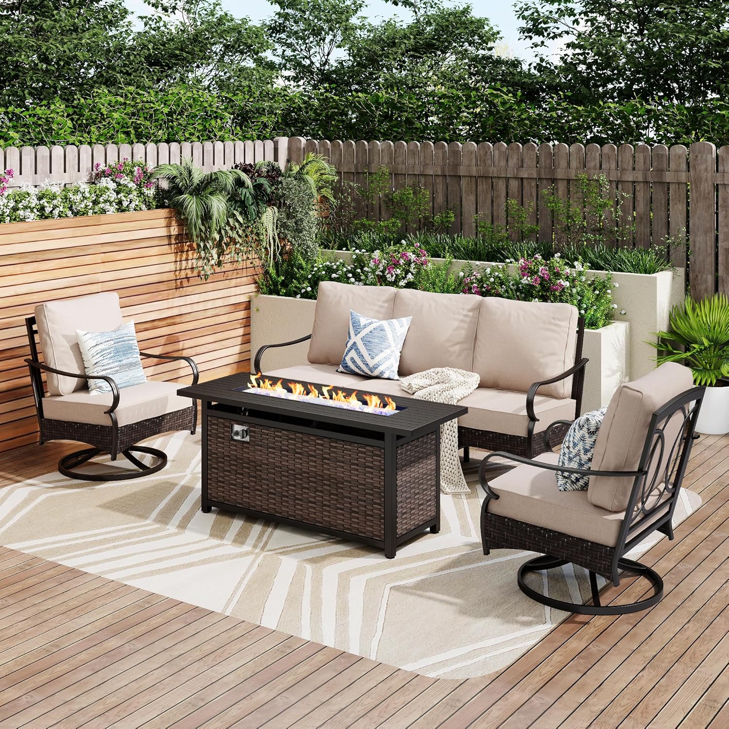 Patio Furniture Set with 56