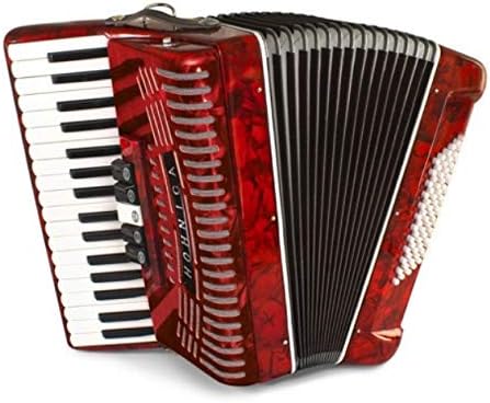 Hohner Accordions Hohnica 1305-RED 34-Key Entry-Level Piano Accordion (Red)