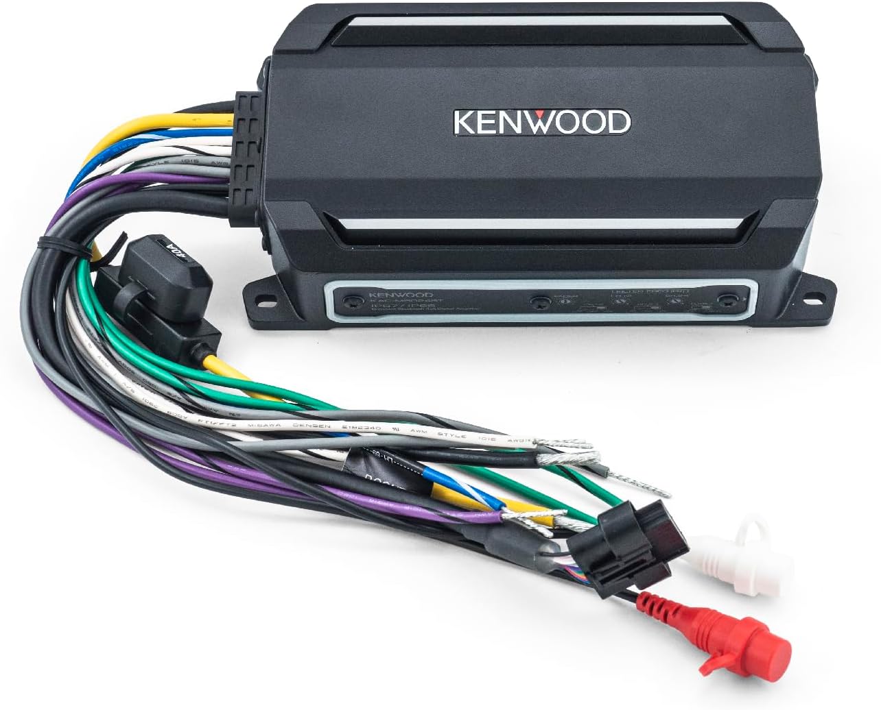 KENWOOD KAC-M5024BT Compact 4-Channel 600 Watt Car Amplifier with Bluetooth Streaming. Built for Marine, ATV and Powersport Applications. Waterproof, Dustproof, Rust Proof and Vibration Proof